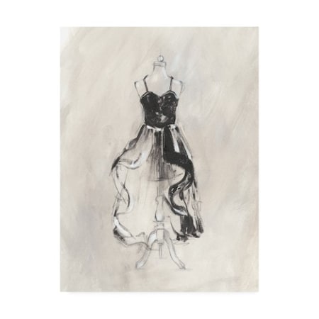 Ethan Harper 'Black Evening Gown Ii' Canvas Art,18x24